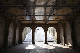 Steps to Bethesda Terrace in Central Park.
Photo :  Winslow Productions