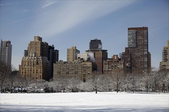 View of Central Park at winter.
Photo :  Winslow Productions