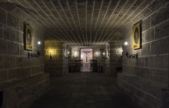 Interior of Cadiz Cathedral. Cadiz, Spain.
