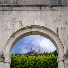 View of palace. Sintra, Portugal.