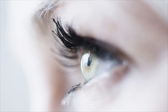 Close-up of woman's eye.