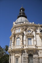 Low angle view of Town Hall. Cartegena, Spain.