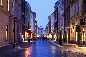 Dusk view of Florianska Street