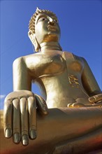 Golden sitting Buddha