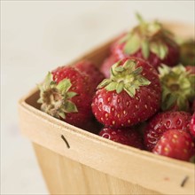 Studio shot of strawberries.