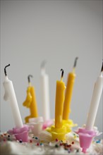 Extinguished birthday candles