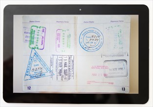 Digital tablet and passport