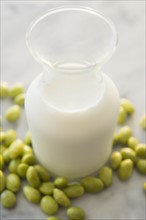 Studio shot of soy milk