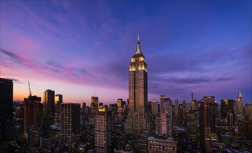 Empire State Building at dusk. New York City, New York.