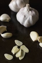 Studio Shot of garlic