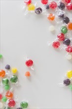 Studio Shot of colorful candies
