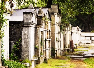 Tombs and mausoleums in old cemetery