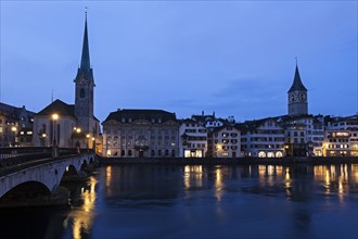 Fraumunster Church and St. Peter Church