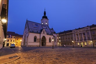 Town square and St. Mark's Church