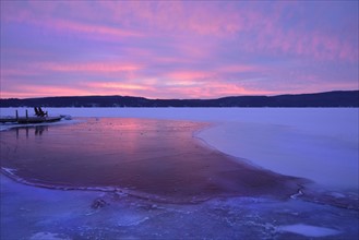 Lake George in winter