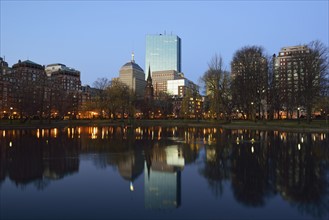 Copley Square at sunset