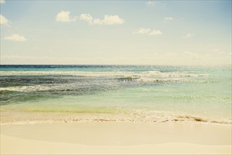 View of beach and waves