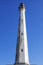 Low angle view of Punta Penna Lighthouse