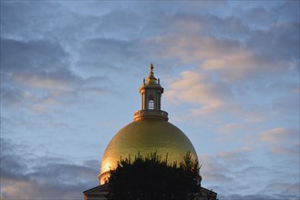 Gold dome of Massachusetts State House