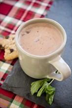 Hot chocolate in mug