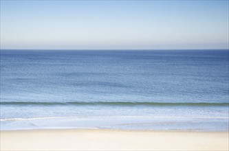 Tranquil seascape with Nauset Beach at Cape Cod