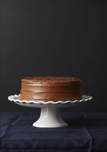 Studio shot of chocolate cake