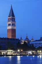 St Mark's Campanile and Basilica in Venice Venice, Veneto, Italy