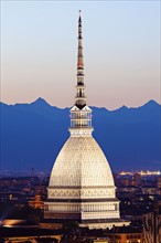 Skyline of Turin, Turin, Piedmont, Italy