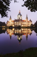 New Town Hall in Hanover Hanover (Hannover), Lower Saxony, Germany