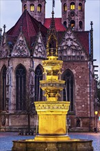 Fountain on Altstadtmarkt in Braunschweig Braunschweig (Brunswick), Lower Saxony, Germany