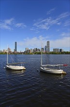 Massachusetts, Boston, Boats on Charles river