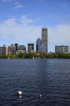 Massachusetts, Boston, Charles river and city waterfront