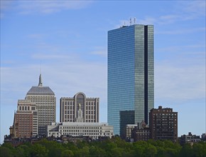 Massachusetts, Boston, Skyscrapers at Copley Square