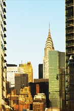 USA, New York State, New York City, Cityscape with Chrysler Building