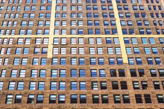 USA, New York State, New York City, Facade of skyscraper