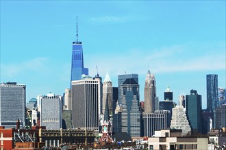 USA, New York State, New York City, Manhattan, City skyline