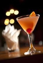 Martini cocktail in glass