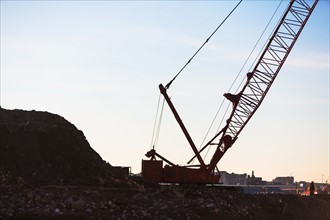 USA, New York, Construction site