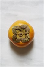 Persimmon against white background