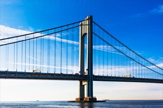 USA, New York State, New York City, Verrazano narrows bridge