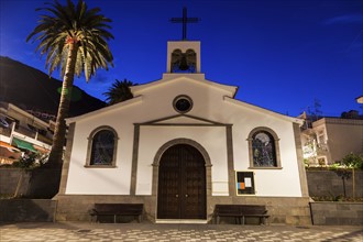 Spain, Canary Islands, Tenerife, Acantilados de los Gigantes, Holy Spirit Church in Acantilados de los Gigantes
