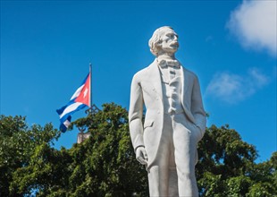 Cuba, Havana, Carlos Manuel De Cespedes statue