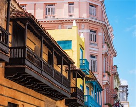Cuba, Havana, Town houses
