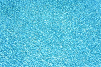 Vibrant blue water surface