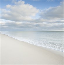 USA, Massachusetts, Nantucket Island, Clouds above Surfside Beach