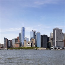 USA, New York State, New York City, Manhattan skyline