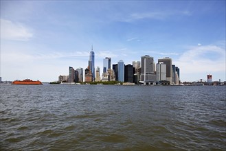 USA, New York State, New York City, Manhattan skyline