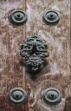 Spain, Andalusia, Seville, Decorative door knocker