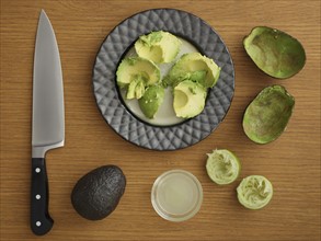 Studio shot of avocado for guacamole