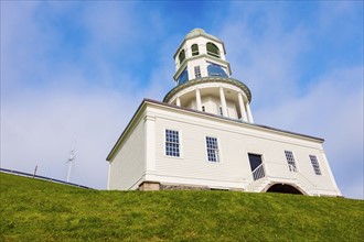Canada, Nova Scotia, Halifax, Low angle view of Town Clock